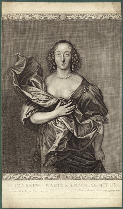 Portret van Elizabeth, Gravin van Castlehaven door Anthony van Dyck