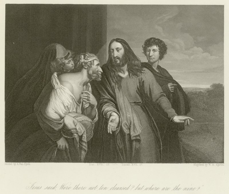 Waren er niet tien gereinigd door Anthony van Dyck