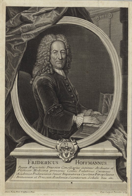 Friedrich Hoffmann door Antoine Pesne