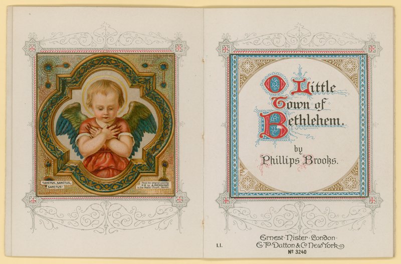 Illustratie voor O Little Town Of Bethlehem door Archibald Henning