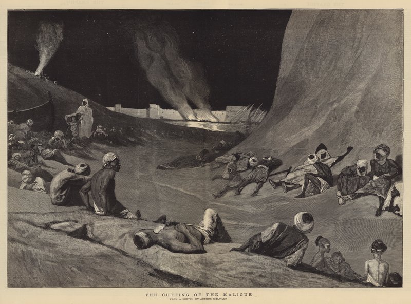 Het snijden van de Kaligue door Arthur Melville