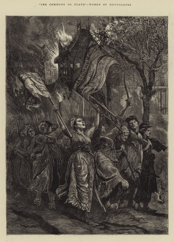 De Commune of de Dood, Vrouwen van Montmartre door Arthur Boyd Houghton