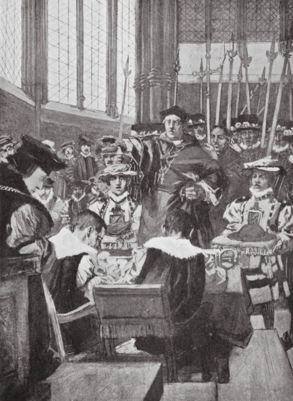 Een Inbreuk door Wolsey op de Commons door Arthur David (after) McCormick