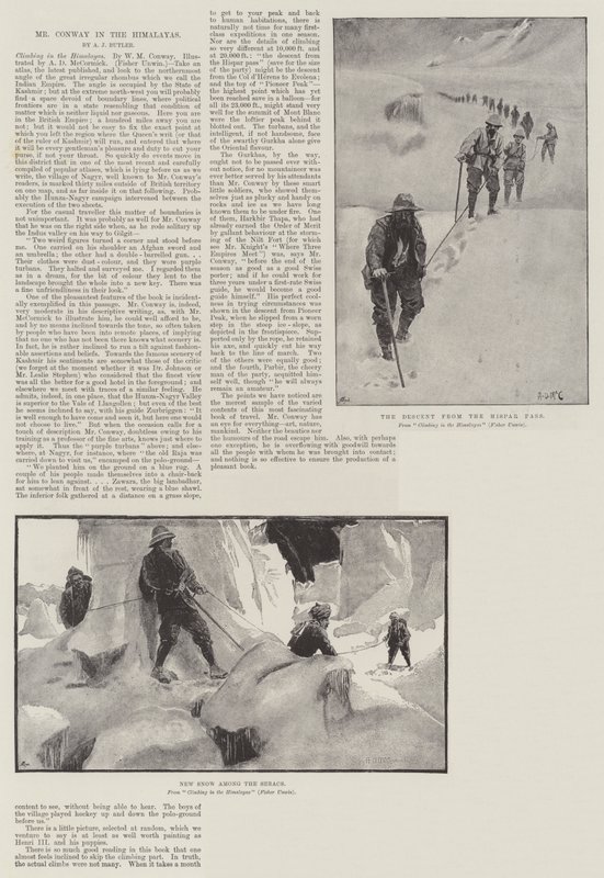 Mr Conway in de Himalaya door Arthur David McCormick