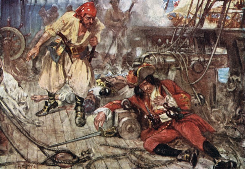 Een zekere Stephenson ... schold hem uit en beval hem op te staan en als een man te vechten door Arthur David McCormick