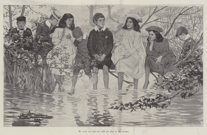 De welwillende bar, door E. Nesbit door Arthur Herbert Buckland
