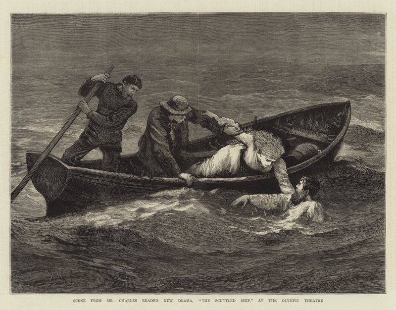 Scène uit Mr Charles Reade