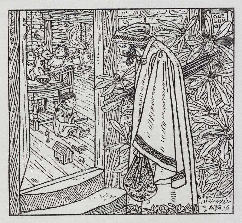 Hans Christian Andersen: Ole Luk-Oie door Arthur Joseph Gaskin