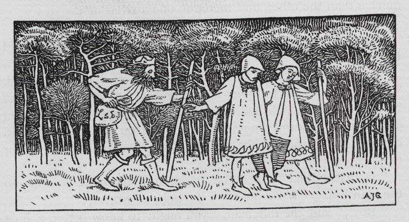 Hans Christian Andersen: De elfenheuvel door Arthur Joseph Gaskin