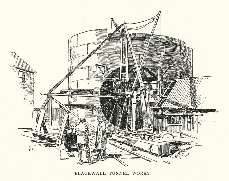 Blackwall Tunnel Werken door Arthur Moreland