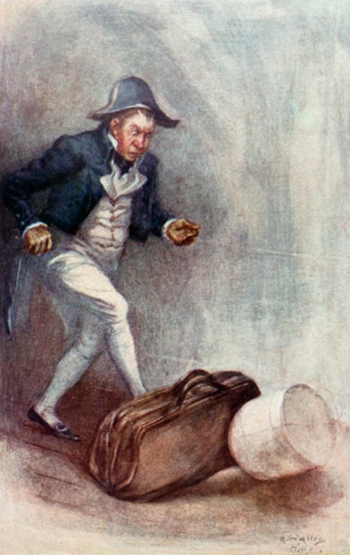 Illustratie voor Northanger Abbey door Jane Austen door Arthur Wallis Mills