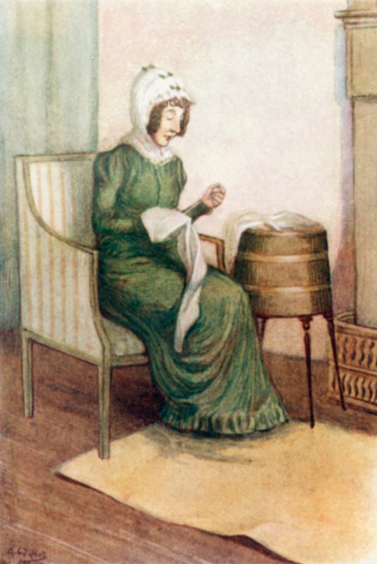 Illustratie voor Trots en Vooroordeel door Jane Austen door Arthur Wallis Mills