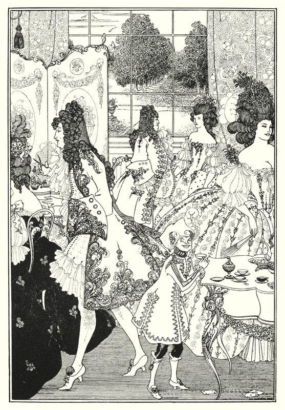 De roof van de lok door Aubrey Beardsley