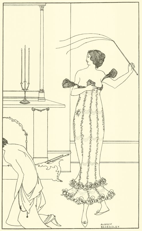 Frontispice, Het volledige en ware verslag van de wonderbaarlijke missie van Earl Lavender door Aubrey Beardsley