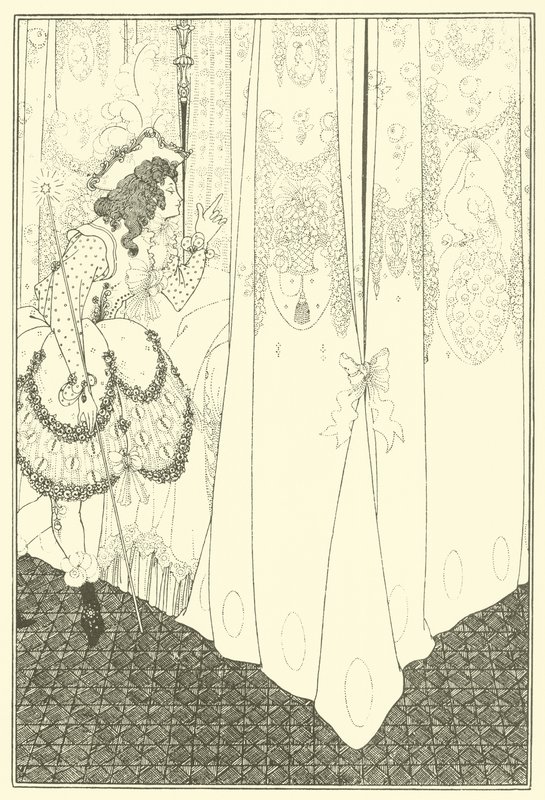 De droom uit The Rape of the Lock door Aubrey Beardsley