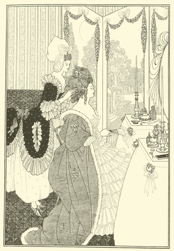 De toilet door Aubrey Beardsley