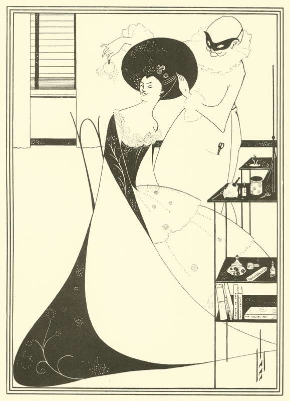 De toilet van Salome door Aubrey Beardsley