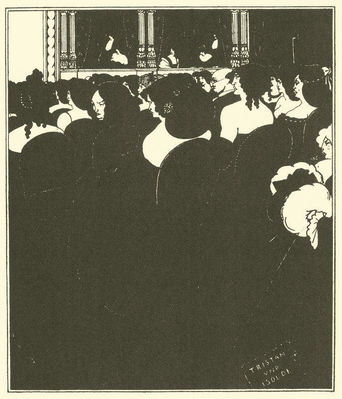 De Wagnerieten door Aubrey Beardsley