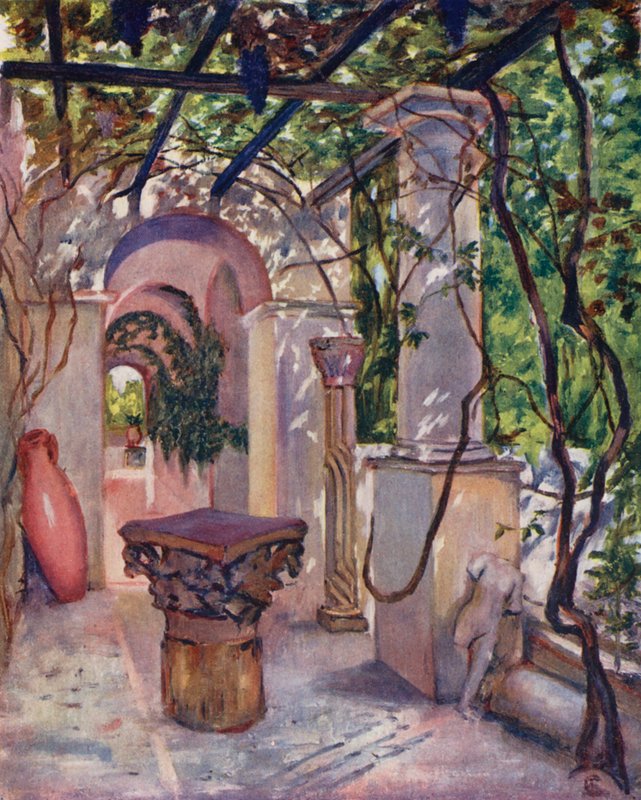 Villa Munthe, Anacapri door Augustine Fitzgerald