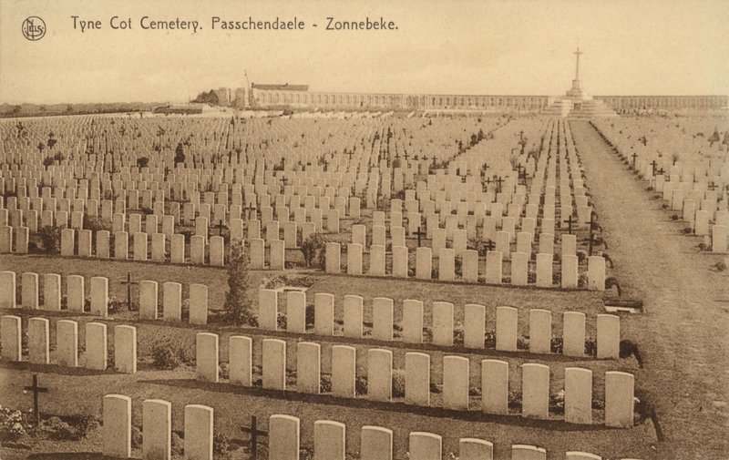 Tyne Cot Begraafplaats in Passchendaele door Belgian Photographer