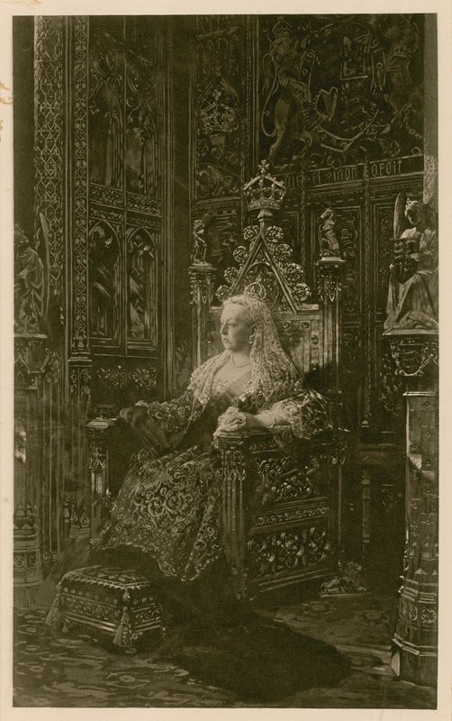 Portret van Koningin Victoria door Benjamin  Constant