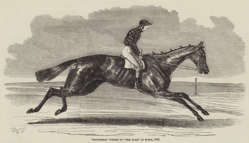 Zangeres, winnaar van The Oaks, in Epsom, 1852 door Benjamin Herring