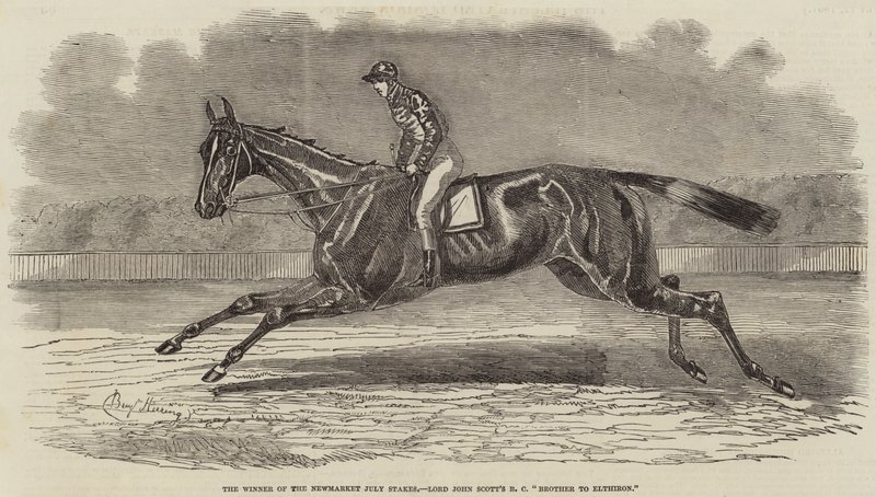 De winnaar van de Newmarket July Stakes, Lord John Scott
