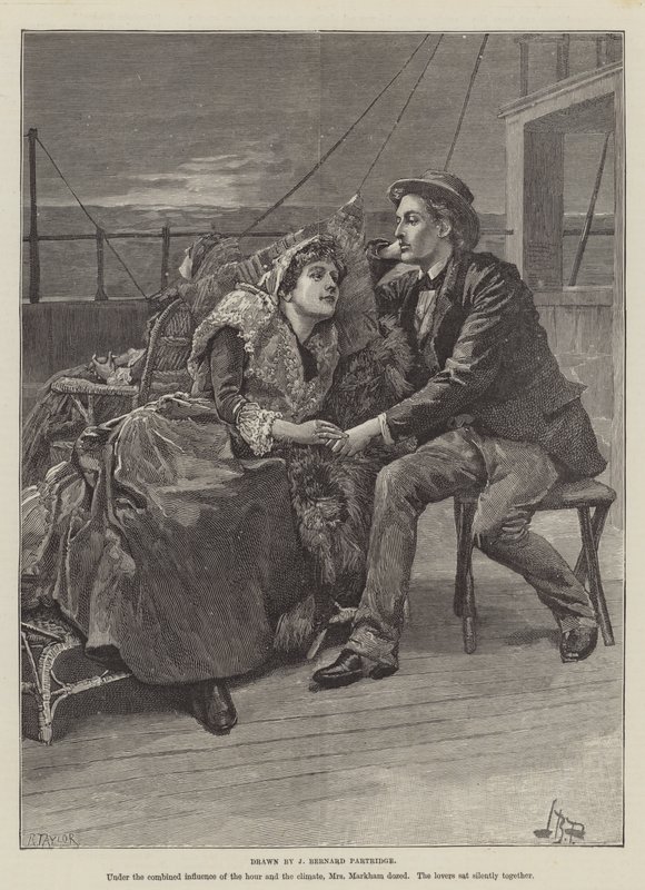 De kruistocht van de Excelsior, door Bret Harte door Bernard Partridge