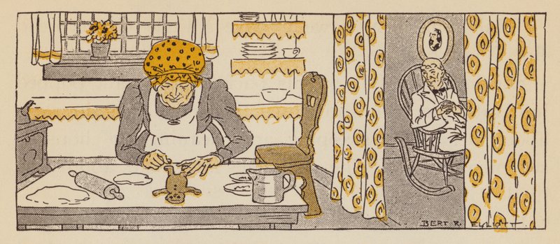 De Peperkoek Man, een New England verhaal door Bert Elliott