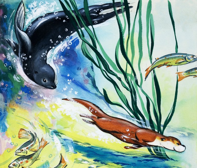 Fliptail de Otter; door Bert Felstead