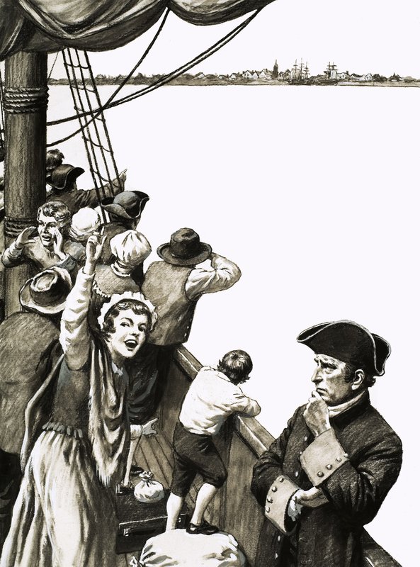 David Thomson deelde niet in de algemene opwinding toen het schip Nova Scotia naderde door Bill Lacey
