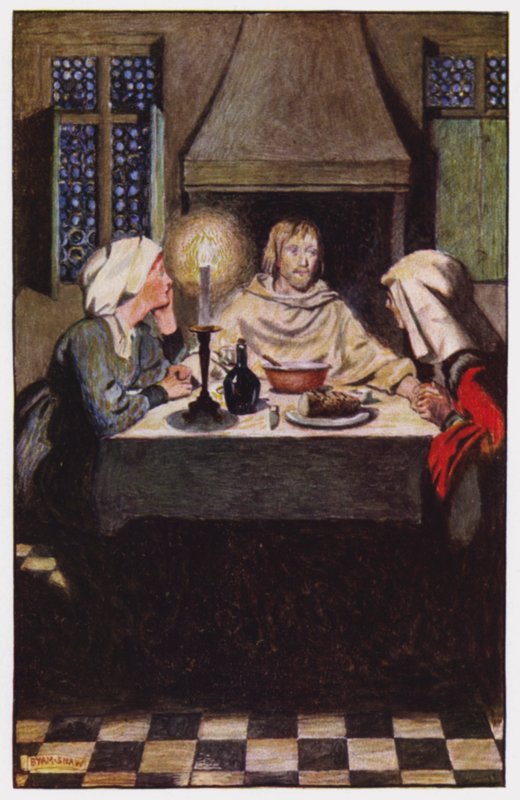 Illustratie voor The Cloister and The Hearth door Charles Reade door Byam (after) Shaw
