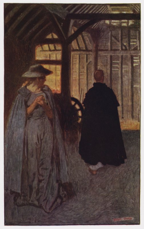 Illustratie voor The Cloister and The Hearth door Charles Reade door Byam (after) Shaw