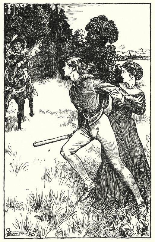 Illustratie voor The Cloister and The Hearth door Charles Reade door Byam (after) Shaw