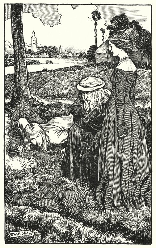 Illustratie voor The Cloister and The Hearth door Charles Reade door Byam (after) Shaw