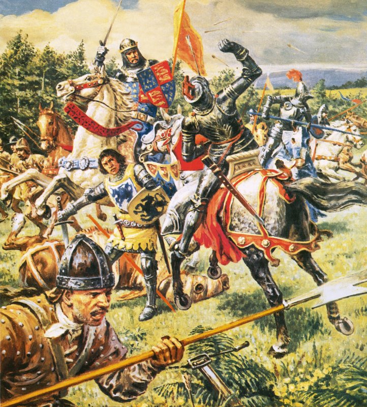 Hendrik IV van Engeland (litho) door C.L. Doughty