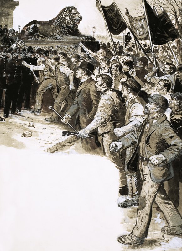 De plaats van de misdaad: De slag om Trafalgar Square door C.L. Doughty
