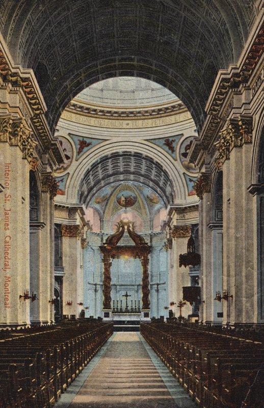 Interieur, St James Cathedral, Montreal, Canada (foto) door Canadian Photographer