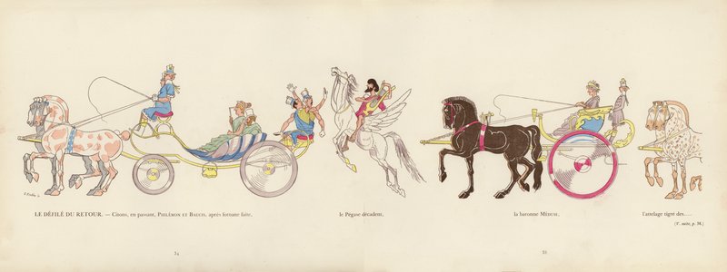 Illustratie voor Les Courses Dans L