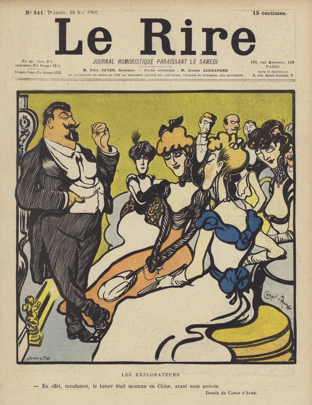 Illustratie voor Le Rire door Caran d Ache