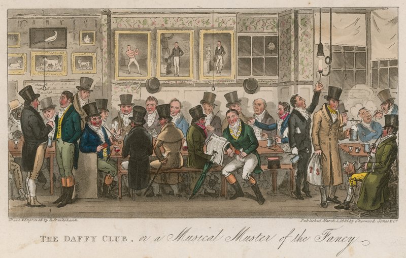 De Daffy Club of een Muzikale Meester van de Fancy door Carl Georg Adolph Hasenpflug