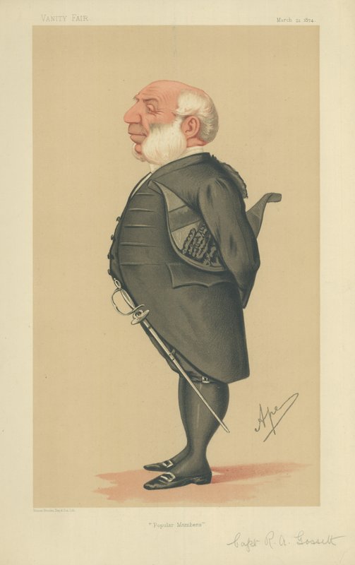 Kapitein Ralph Allen Gossett door Carlo Pellegrini