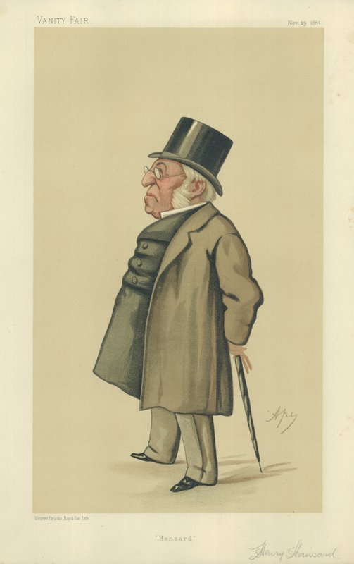Mr Henry Hansard door Carlo Pellegrini