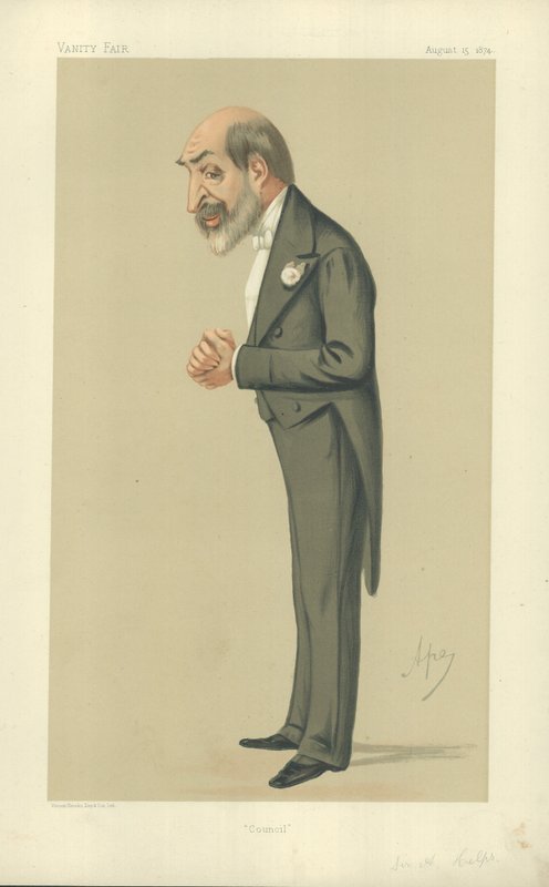 Sir Arthur Helps door Carlo Pellegrini