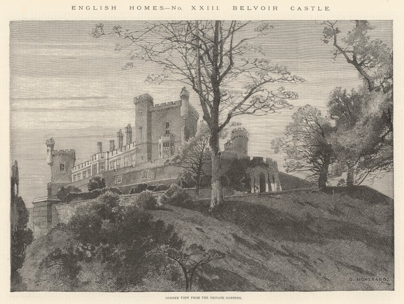 Belvoir Kasteel door Charles Auguste Loye