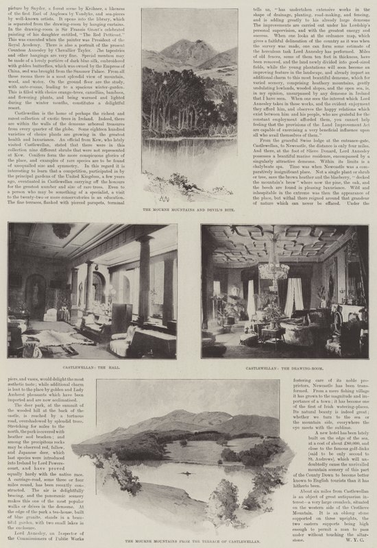 Castlewellan door Charles Auguste Loye