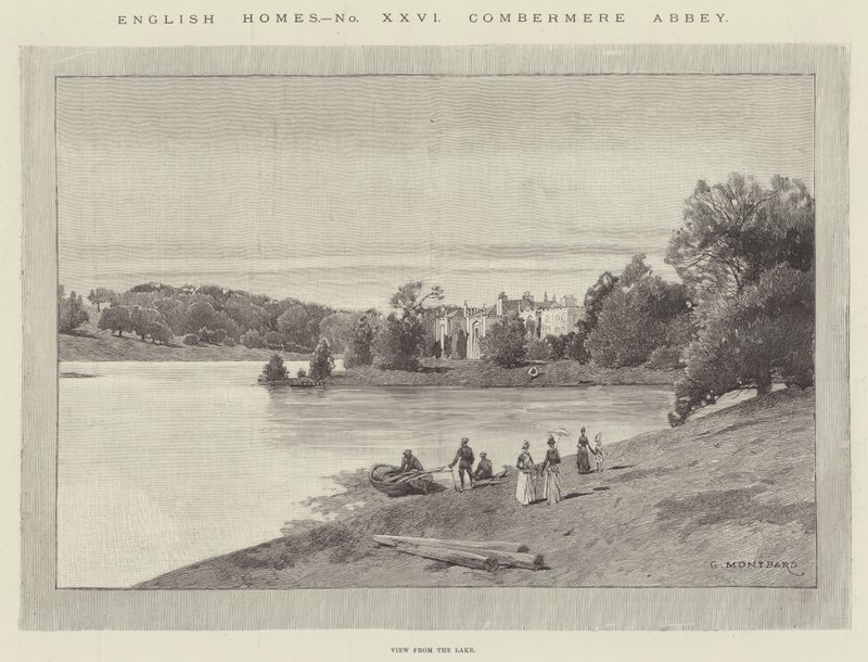 Combermere Abbey door Charles Auguste Loye