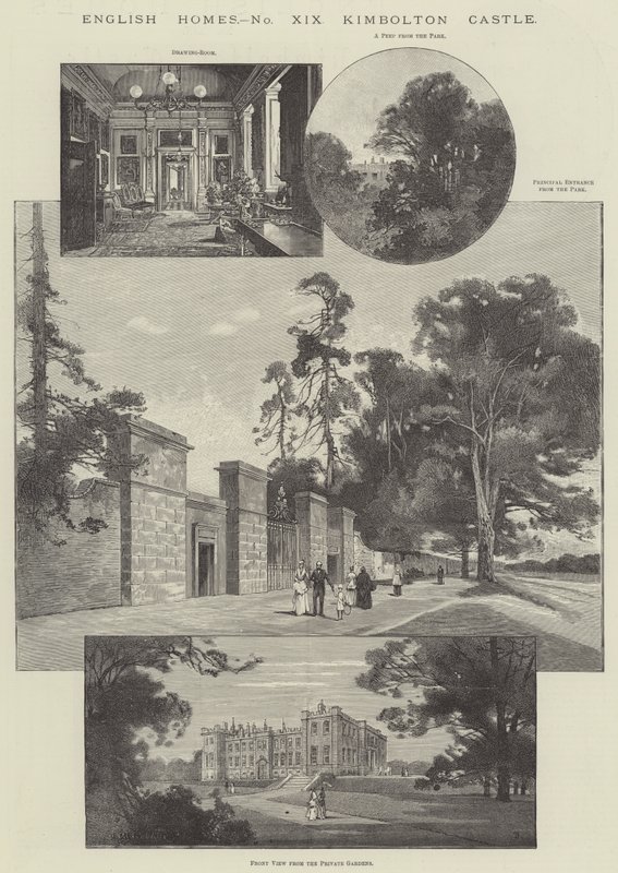 Kimbolton Castle door Charles Auguste Loye