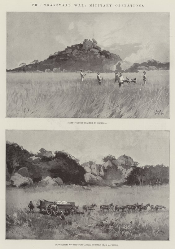 De Transvaaloorlog, militaire operaties door Charles Auguste Loye