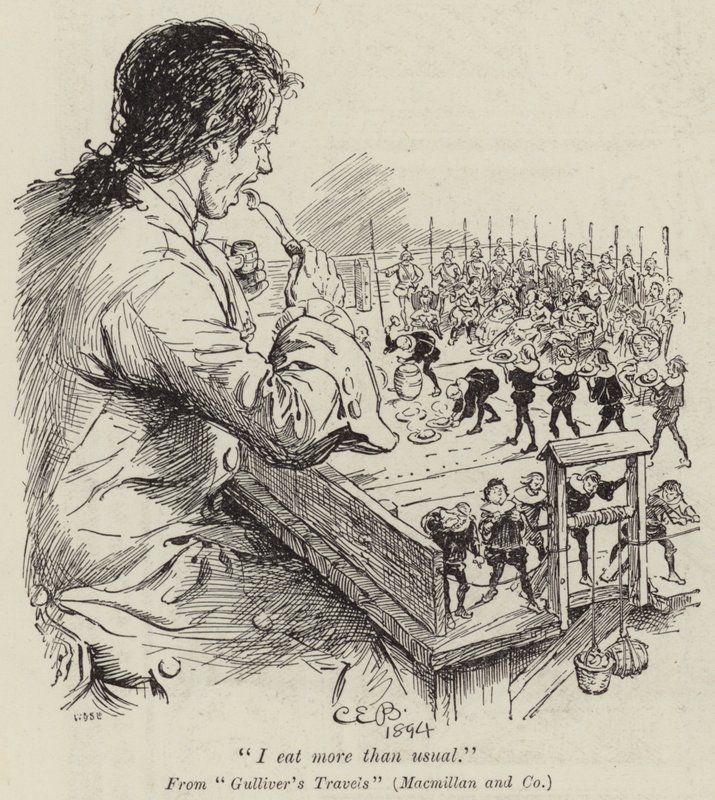 Ik eet meer dan gewoonlijk door Charles Edmund Brock